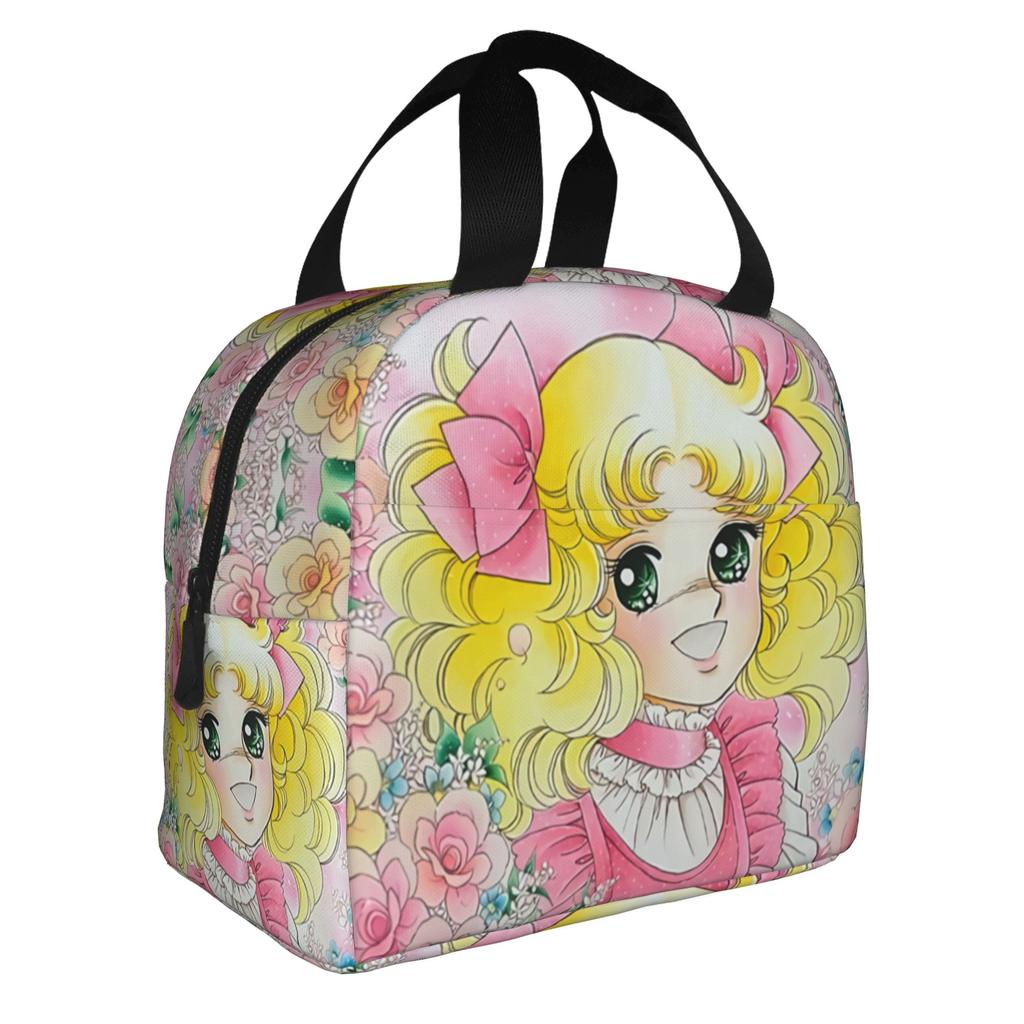 Anime Manga Candy Candy Sac à Lunch pour Femmes Refroidisseur Thermique Boîtes à Lunch Isolées pour Bureau Adulte