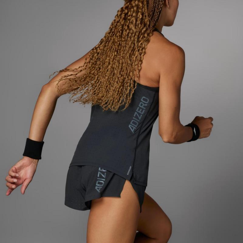 adidas Women's Adizero Running Split Shorts Black IK9708
