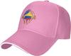 Torn Colombia Flag American Stars Stripes Baseball Cap Unisex Polyester Outdoor Golf Adjustable Sun Hat