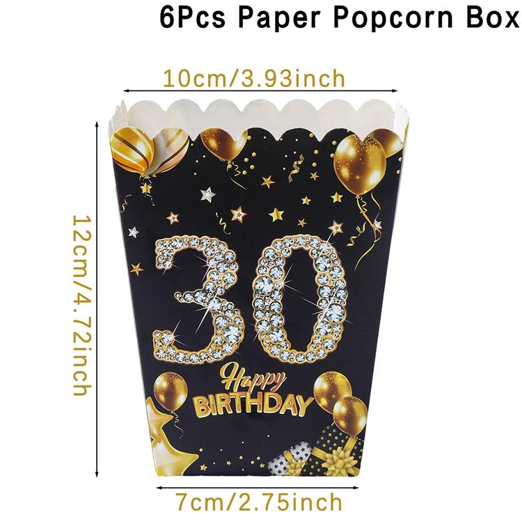 Jungle Safari Popcorn Candy Box Mermaid Butterfly Donut Hawaii Birthday Party Decor Kids Strawberry Wedding Party Supplies Gifts