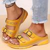 Fashion Women Shoes Sandals Summer Platform Women's Shoes Slip On Sandals For Women Wedge Walking Shoes Casual Female Slipper Footwear