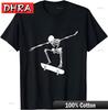 Halloween Skateboard Shirt Boy Skateboarding Unisex Skeleton TShirt Unique TShirts Tshirts for Gym Shirts Boys Camisetas Hombre