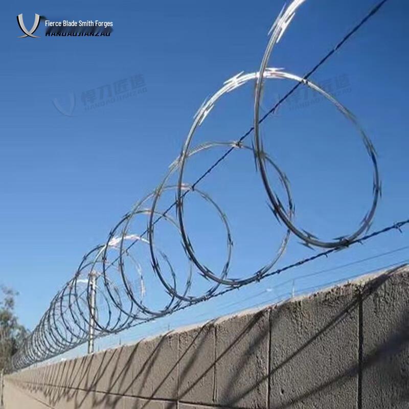 Heavy-Duty Galvanized Barbed Wire Fence