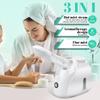 Face Steamer With 360 Rotatable Spray , Warm/Cold Mist Portable Facial Steamer For Face Spa Home Beauty Salon Moisturizing Aromatherapy Humidifier