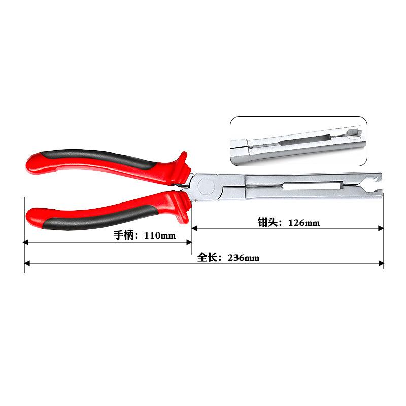 9 Inch Angled And Straight Heater Element Connector Removal Pliers For Sensor Connector Pliers Handheld Maintenance Puller Tools