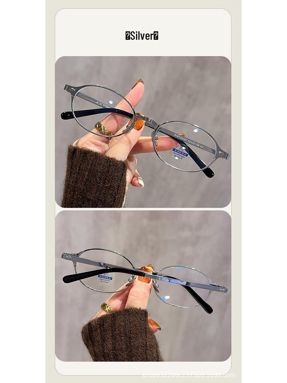 

Jinghe Size 52 Korean-Inspired Nerd-Style Women s Prescription Glasses: Fashionable and Versatile Contact customer service for prescription