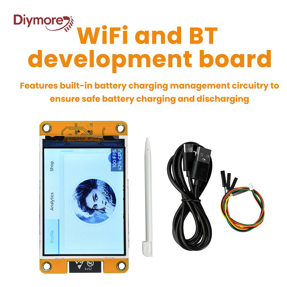 ESP32 WiFi BT Development Board ST7789 Driver E32N28T/E32R28T Intelligent Display Color Screen Onboard ESP32 Module 2.8 Inch
