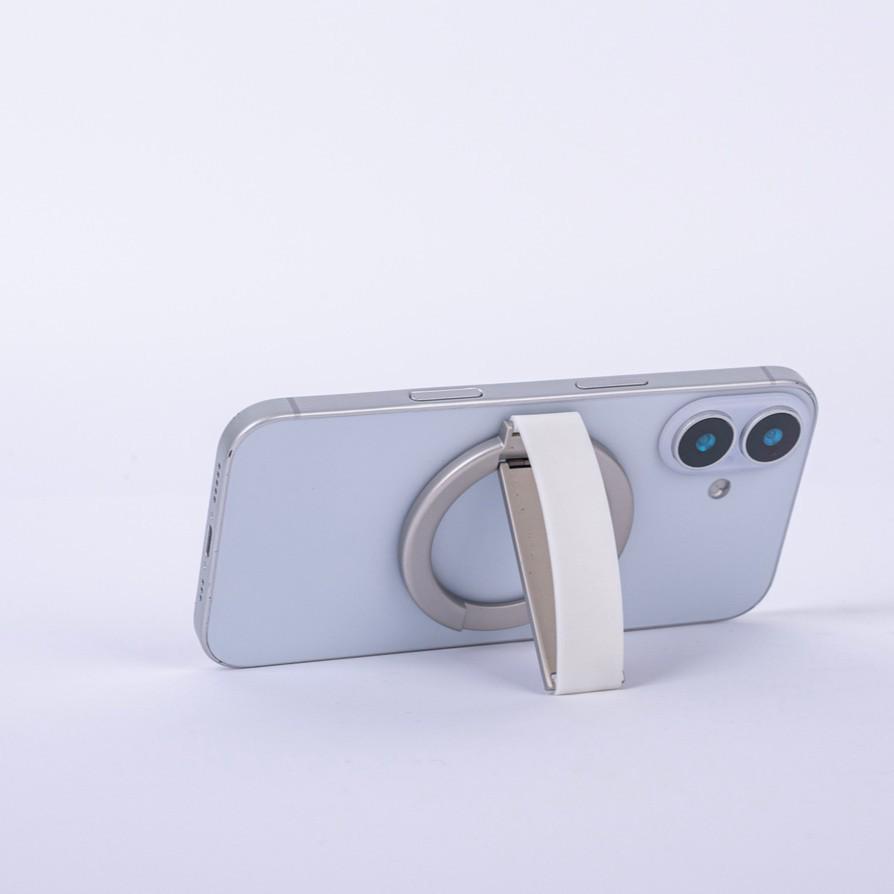 

MagSafe Magnetic Phone Holder with Wrist Strap and Ring for Desktop Use.
