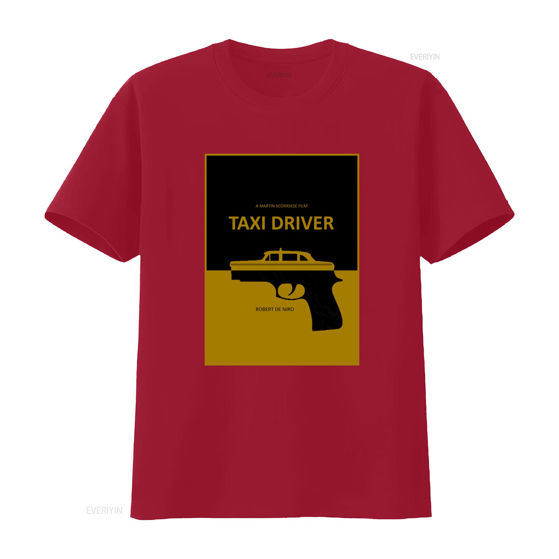 Vintage 70s Gangster Taxi Driver Movie Film Robert De Niro T Shirt Retro Style vintage Washed designer clothes Casual homme S