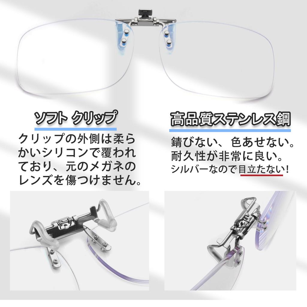 ESAVIA Magnifying Glasses with Magnification Loop and Perfect for Detailed and Blue Light Lightweight and Includes Model 8032 Flip-Up Clip-On Design,