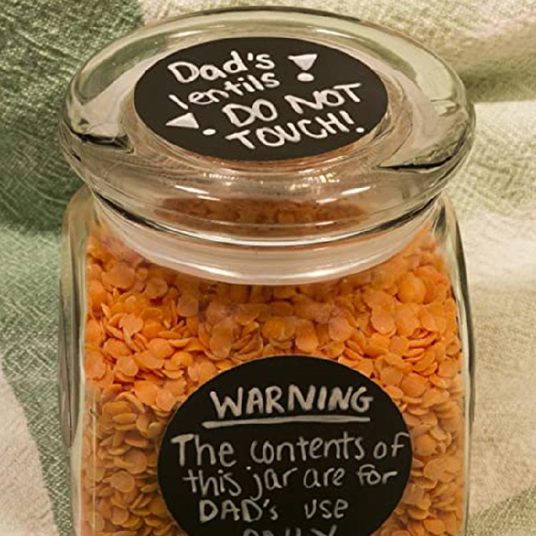 180pcs Preprinted Spice Jar Sticker Labels Water Resistant Write-On Reusable