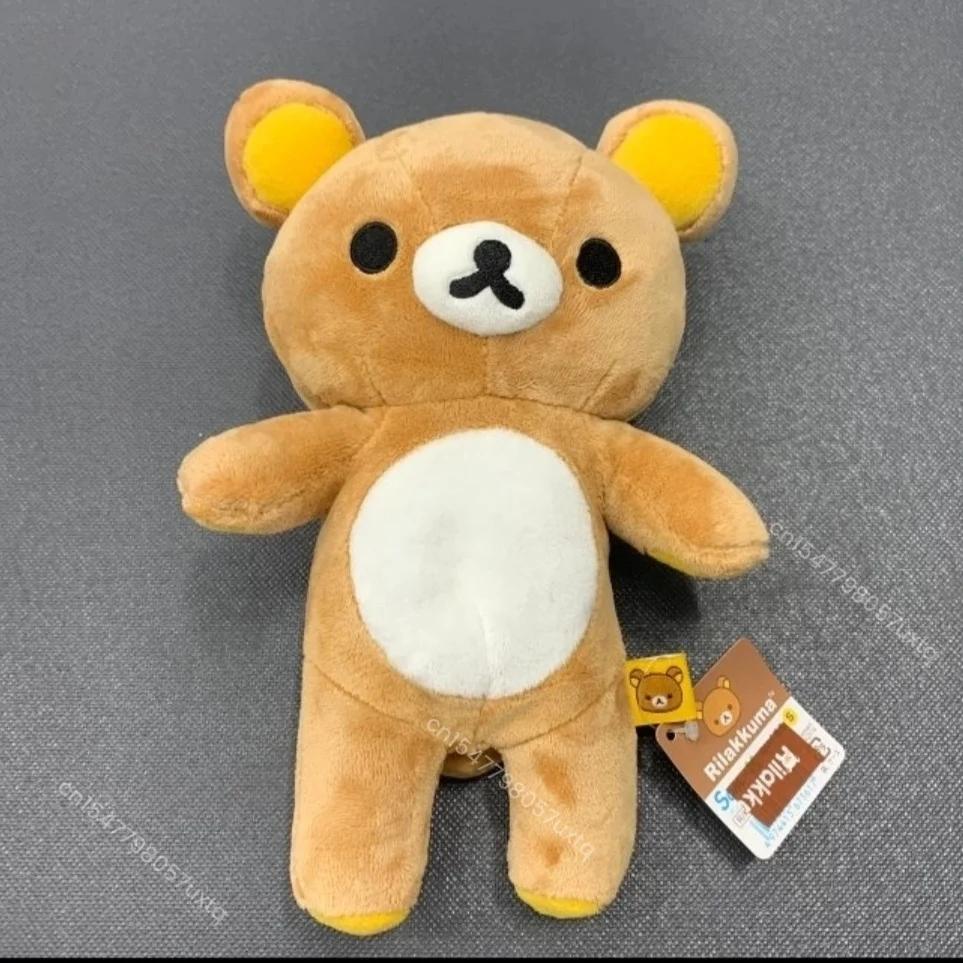 Con Etichetta Peluche Classico Rilakkuma Orso Marrone Peluche Morbido Bambola Stile Giapponese Per Decorazione Casa Regalo di Compleanno per Bambine