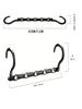 Plastic Multifunction Clothes Racks Space Saving Storage Hangers Rotary Organizer Hangers 5 Hole Magic Closet Wardrobe Organizer