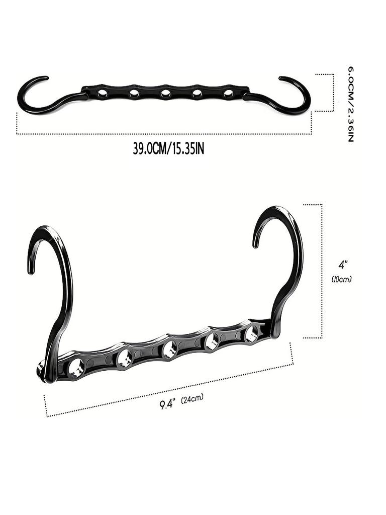 Plastic Multifunction Clothes Racks Space Saving Storage Hangers Rotary Organizer Hangers 5 Hole Magic Closet Wardrobe Organizer