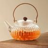 Glass Handle Teapot, Electric Ceramic Stove, Heating and Boiling Teapot Set Heat Resistant Household Health Kettle