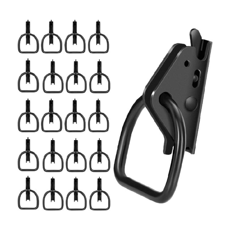 10/20pcs Metal E Track System Accessories Easy Installation Anchors E Track D Rings Tie Down Anchors for Secure Motorcycle