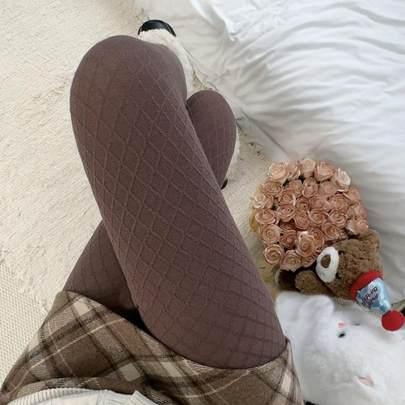 Y2K Style Einfarbige Netzstrumpfhose Damen Hohe Taille Elastisch Schlank Warm Strumpfhose Frühling Herbst Streetwear Strumpfhose Strumpf 2026