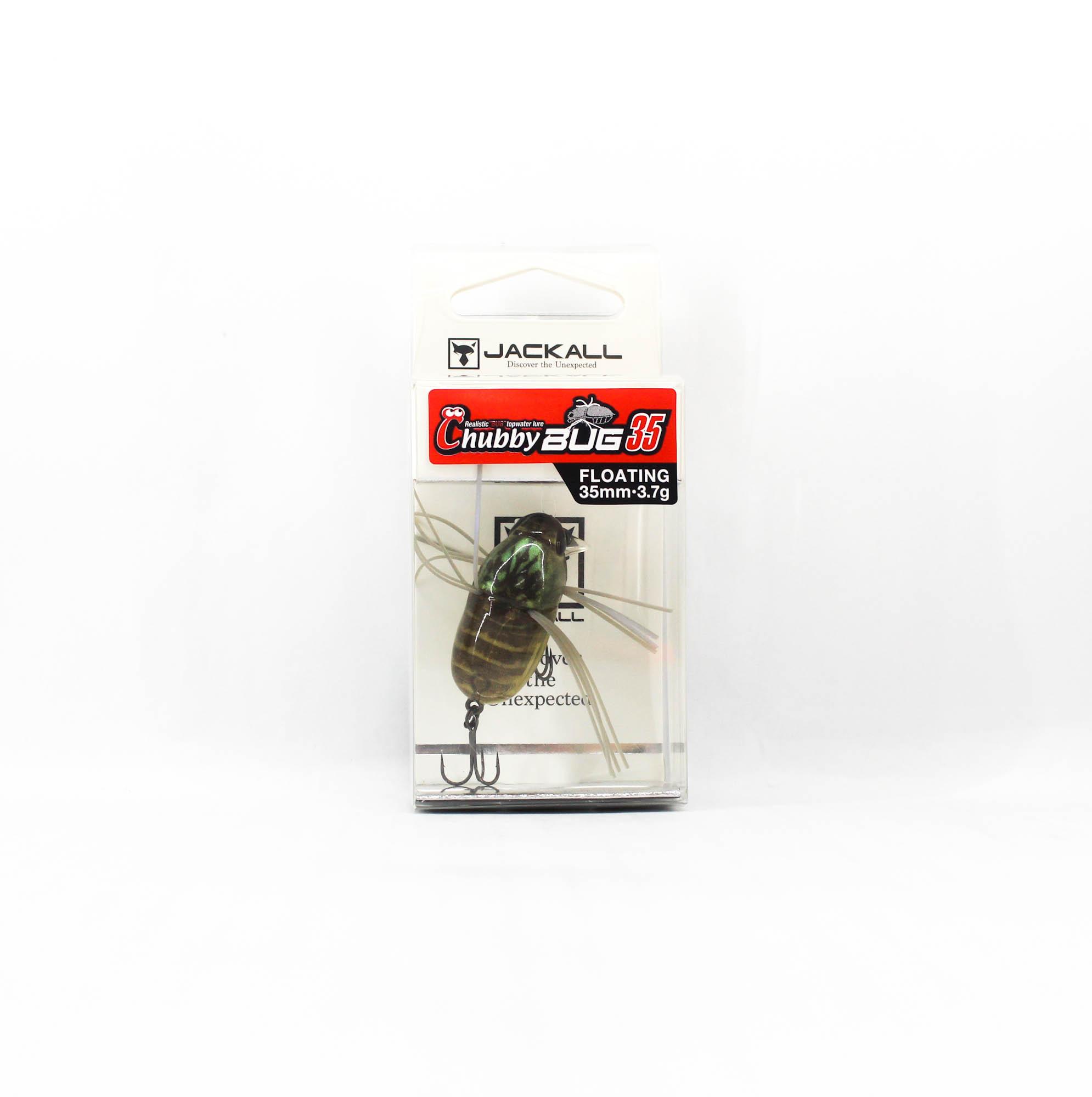 Jackall Chubby Bug 35 Плавающий воблер Clear Brown Kogane (7120)