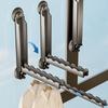 Portable Clothes Drying Holder Foldable Clothes Drying Rack Suction Cup Folding Sock Clip  Hotel