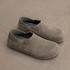Birkenstocks New Two-wear Lazy Shoes Leather Soft-soled Casual Shoes Low-top All-inclusive Slippers