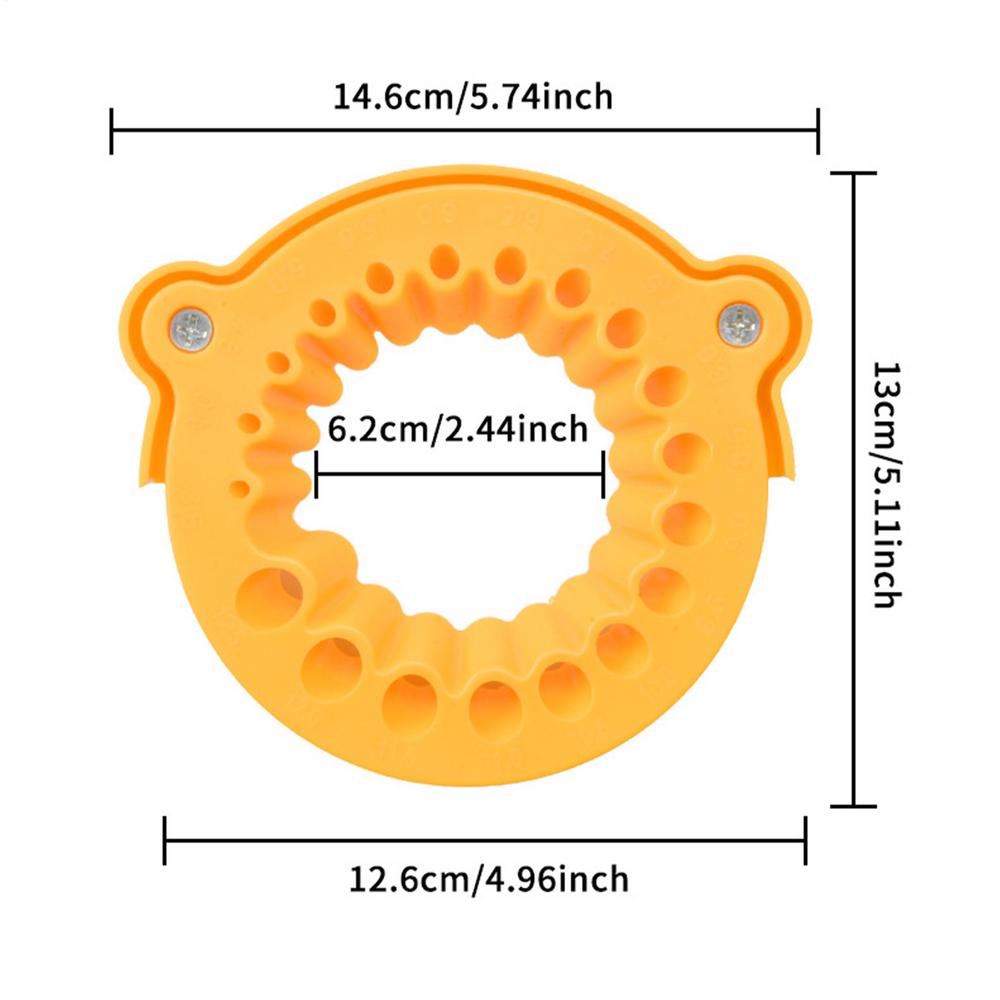 

Drill Sharpener Handheld Bit Sharpening Tool Precision Drill Grinding Attachment for Gardening Home Improvement Woodworking жовтий