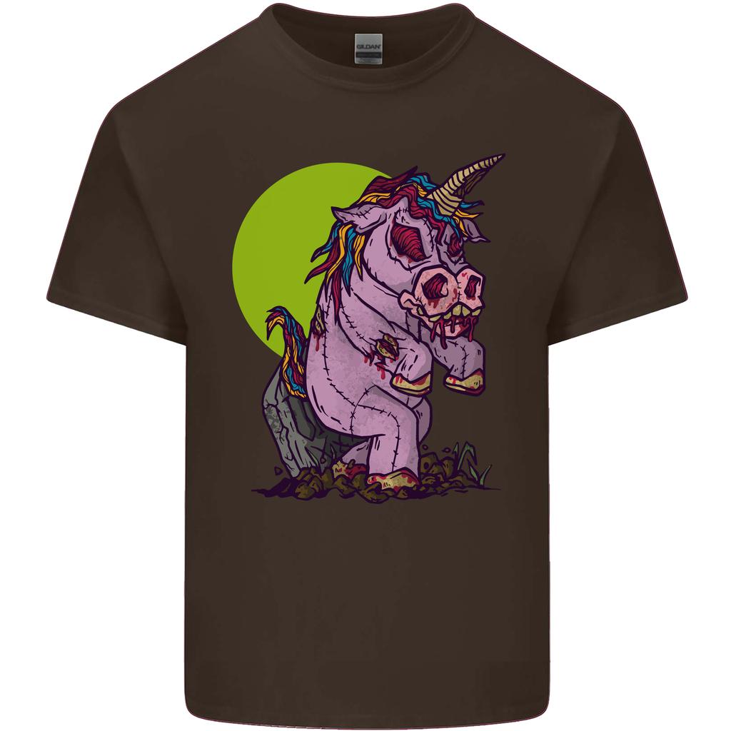 A Zombie Unicorn Funny Halloween Horror Unisexs Light Cotton TShirt