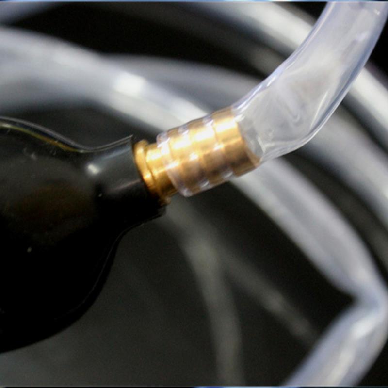 Car Oil Extraction Pipe Transparent PVC Manual Hand Suction Siphon Water Petrol Fuel Gas Diesel Petrol Pipe Pump Car Accessories