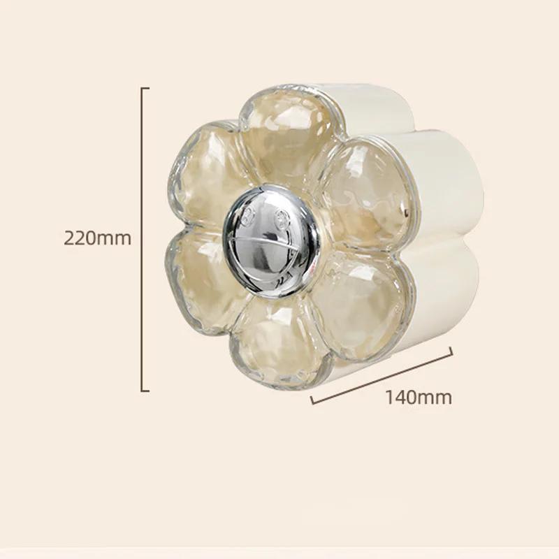 Flower High-capacity Tissue Holder Bathroom Washcloth Storage Rack Wall Mounted Toilet Roll Holder  Bathroom Accessories
