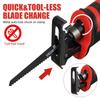 3000W Brushless Electric Reciprocating Saw 388VF Adjustable Three Orientations Modes Cutting Saw Portable Cordless Power Tools