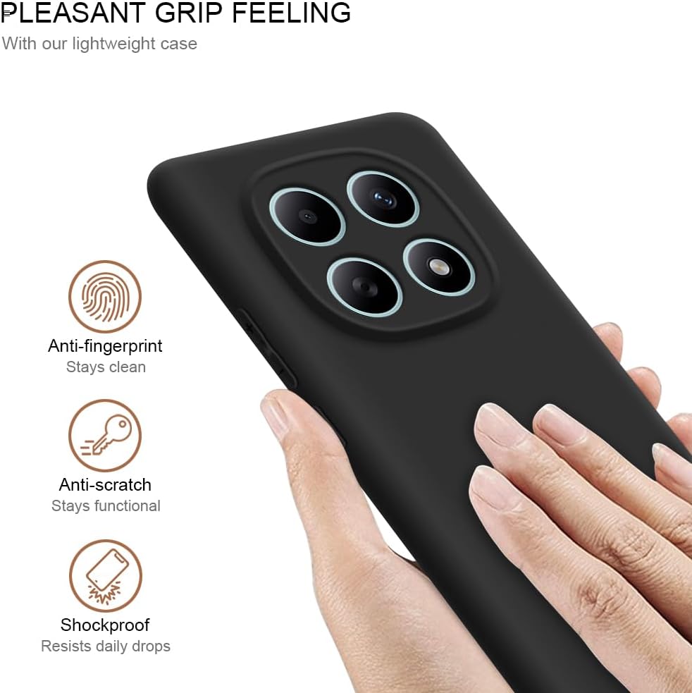 3in1 [2+1] 3D Gebogenes Gehärtetes Glas Displayschutz + Weiche TPU Silikon Handyhülle für Redmi Note 15 4G/5G Note 15 Pro 4G 5G Note 15Pro+ 5G