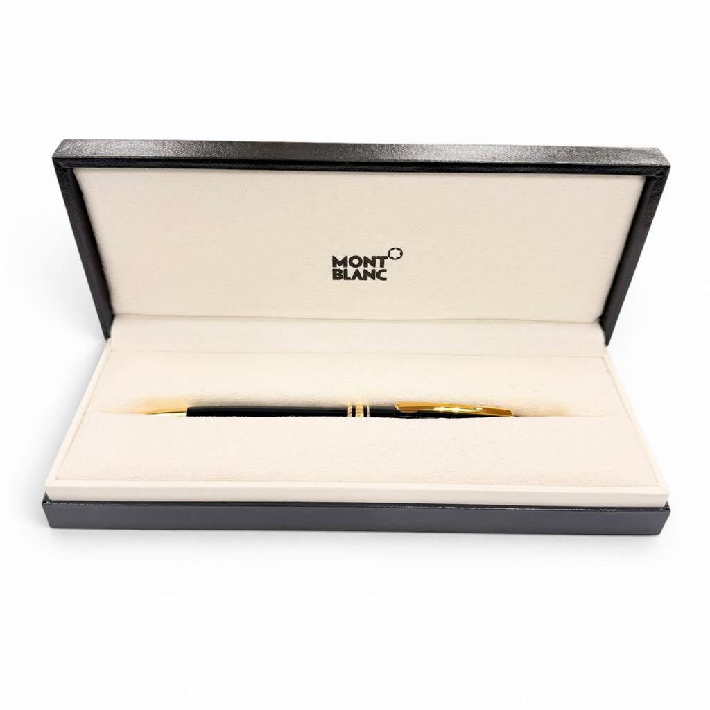 Excellent MONTBLANC Ballpoint pen Meisterstück Twist White Star black mens Used