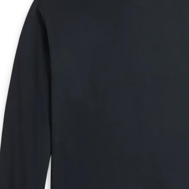 Polo Ralph Lauren FW24 Logo Embroidered Ribbed Slim Fit Long Sleeve Polo Shirt Men tops Black MNPOKNI16823927-410