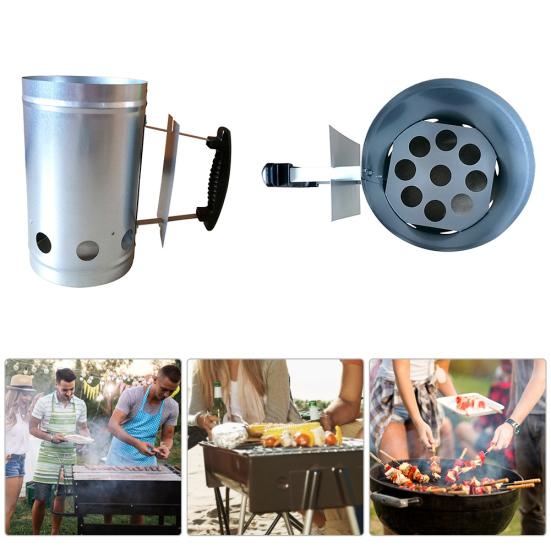 Barbekü Aleti Saplı Ateşleme Kamp Kömürü Şömine Ateş Başlatıcı Soba Kovası