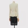 Win Women S claSSic Peplum collarleSS Jacket
