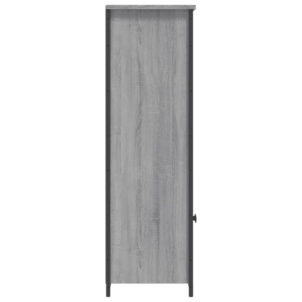 Highboard Gray Sonoma 62 x 32 x 103.5 cm Particleboard