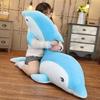 Dolphin Pillow Doll Bed Sleeping Girl Doll Child Gift Ocean World Plush Toy Large Doll