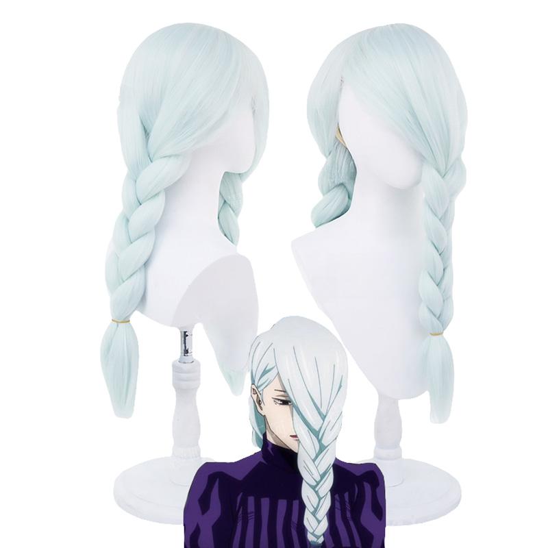 Anime Jujutsu Kaisen Mei Mei Cosplay Kostým Uniforma Košile Culottes Kravata Paruka Kompletní sada Kostým pro Halloween na karnevalovou párty pro ženy
