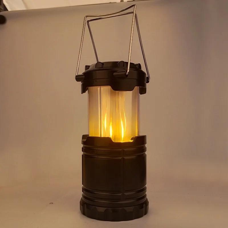 LED Mini Tent Lamp Portable Lantern Telescopic Torch Camping Lantern Waterproof Emergency Outdoor Light Camping special purpose