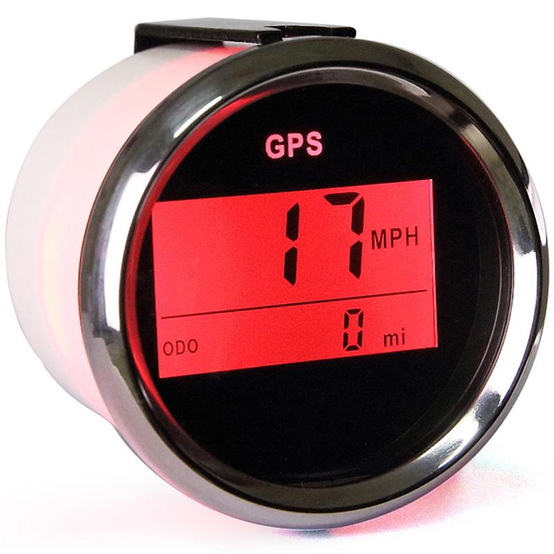 Cars / Boat 52mm GPS Speedometers Sog 0-999Km/h Knots Mph Show Digital Speed Mileometers Odometers with Antenna 9-32v Voltage
