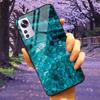 For Xiaomi 12T / 13T Case Tempered Glass SPACE Marble Luxury Hard Back Cover for Xiaomi 13T Pro / 12TPro Bumper for Xiaomi13T