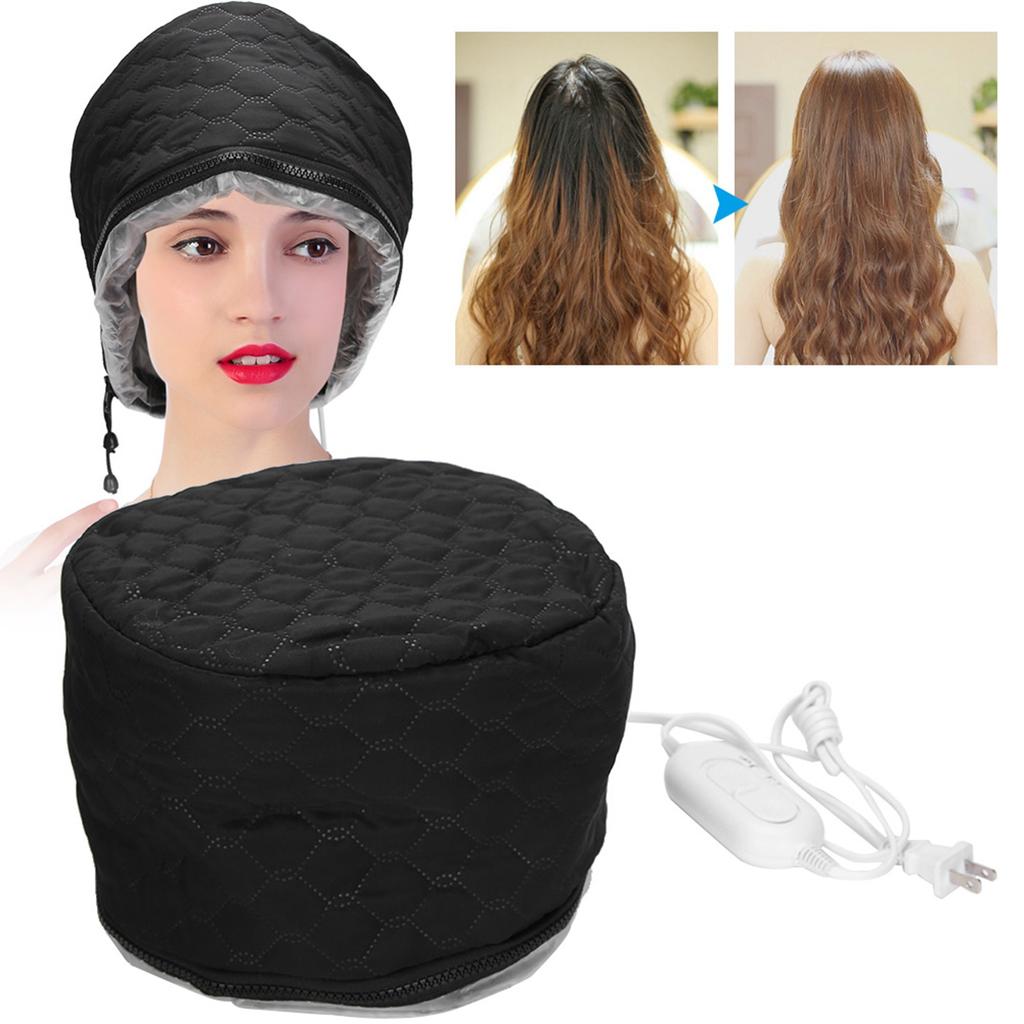 Household Electric Heating Hat Adjustable Hot Oil Treatment Hat for Hair Care