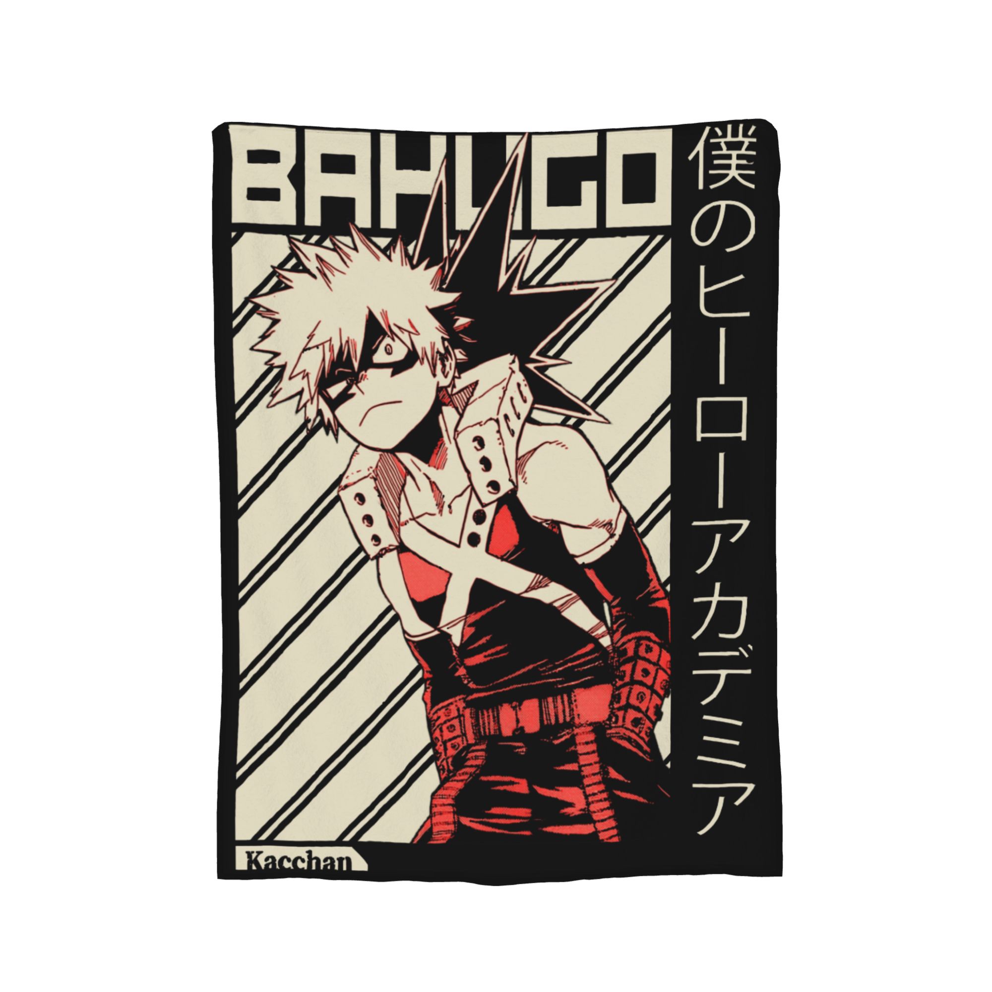 

Katsuki Bakugo My Hero Academia Blankets Fleece Spring/Autumn Anime Multifunction Warm Throw Blankets for Sofa Bedspreads 30x40in