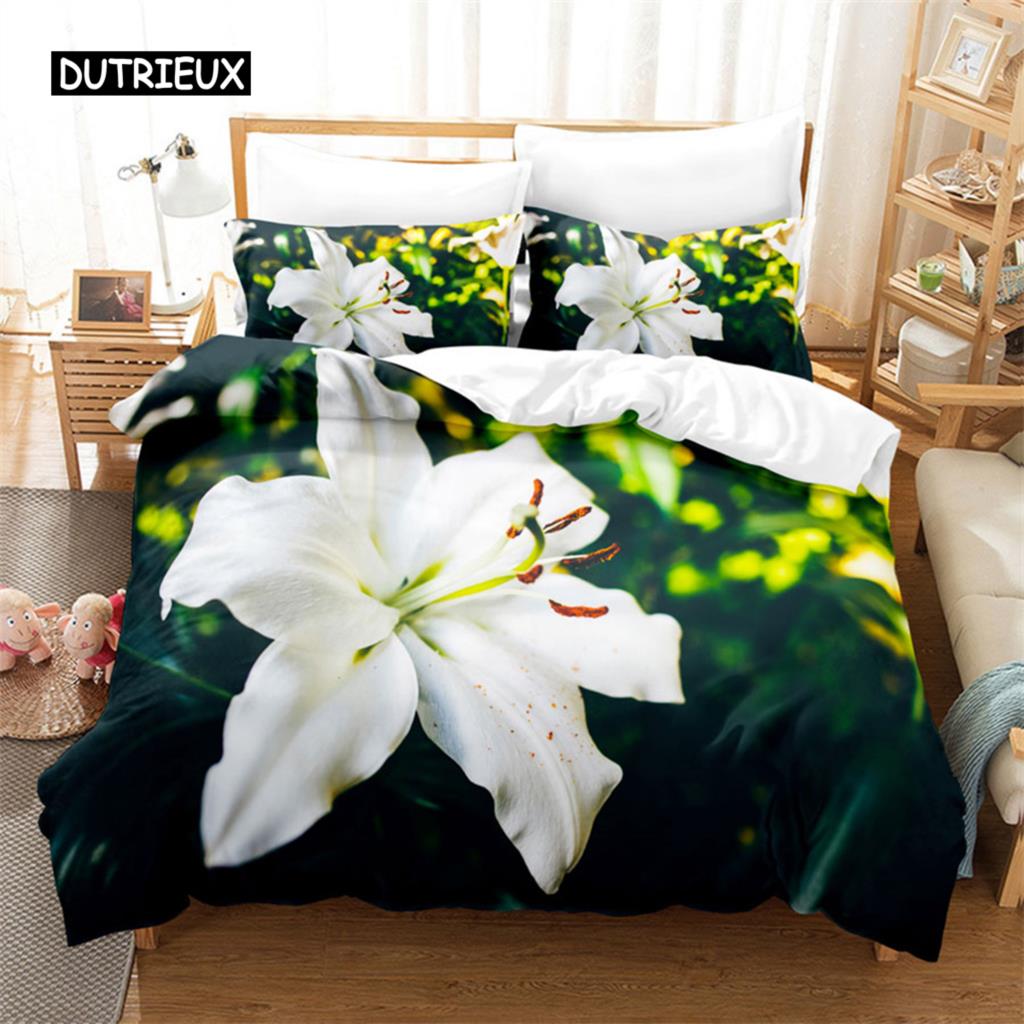 

Розовый лотос пододеяльник комплект постельного белья Stream Water Natural Jingguan полный комплект 200x200 220x240 см для женщин и детей украшения для спальни EU single(135x200cm)