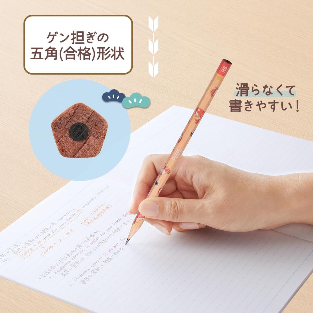 Plus Pentagonal X 18 Sets Pencils Per Support X 18 Pencils, HB, 2-Pack (36 Set), "Exam '25," Red, PE-008-2, 41-088