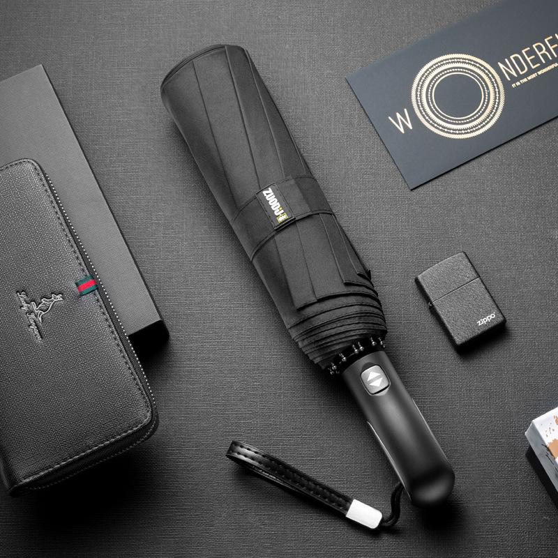 Nový vysoce kvalitní automatický deštník ZUODU, venkovní cestovní, velký deštník, odolný proti silnému větru a UV záření