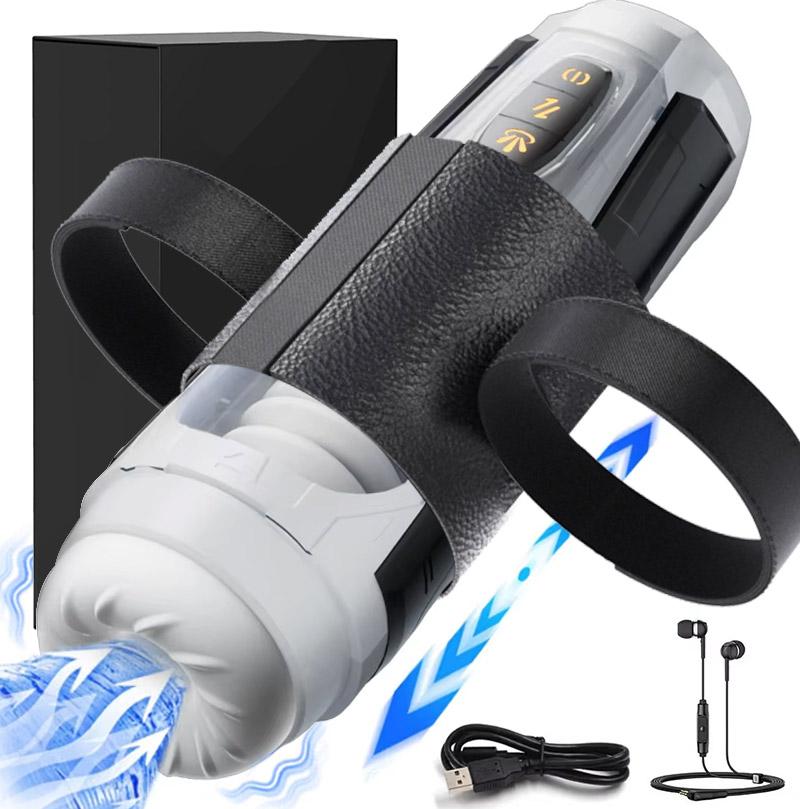 New Powerful Automatic Sucking Telescopic Male Masturbator Cup Real Vagina Blowjob Machine Adult Sex Toy for Men Penis Exerciser Delayed Ejaculation