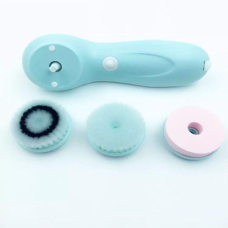 Waterproof Electric Facial Cleansing Brush - Blackhead Removal & Pore Cleanser