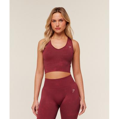 Washed Crop Tank Red Wash B6b8z Rccj