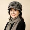 Middle-aged and Elderly Thermal Hats, Children's Autumn and Winter Fashion Berets, Ear Protectors, Mother Hats, Fleece and Cold-proof Knitted Wool Hat