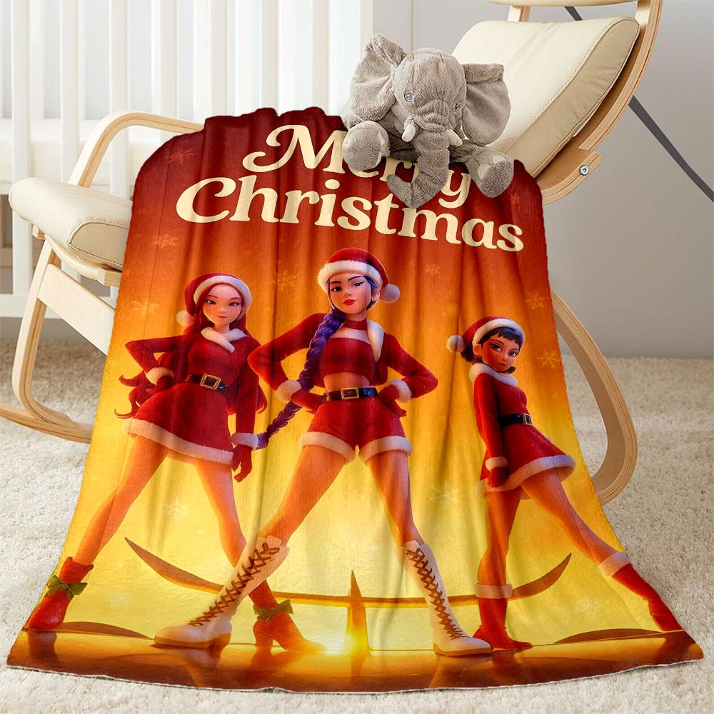 K-Pop Demon Hunters Blanket CozyBlanketSoft Warm Cozy Throw For Sofa Couch Office Bed Picnics Ideal for All Seasons Cozy Home Lovers Best Y26